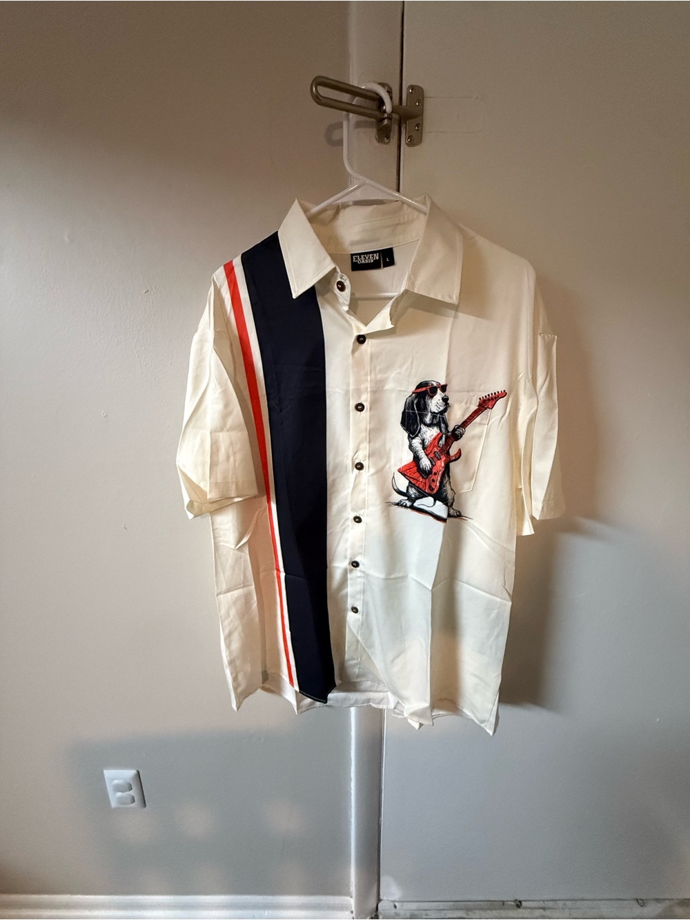 Oasis Cream Satin-Look Collared Shirt